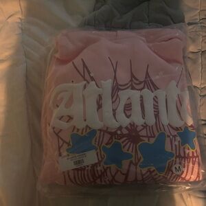 Pink Atlanta Sp5der Hoodie